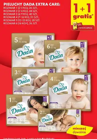 Biedronka PIELUCHY DADA EXTRA CARE oferta