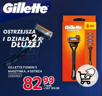 GILLETTE FUSION 5 MASZYNKA, 4 OSTRZA