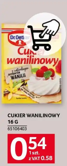 Selgros CUKIER WANILINOWY 16 G oferta