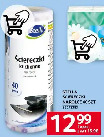 Selgros STELLA ŚCIERECZKI NA ROLCE 40 SZT. oferta