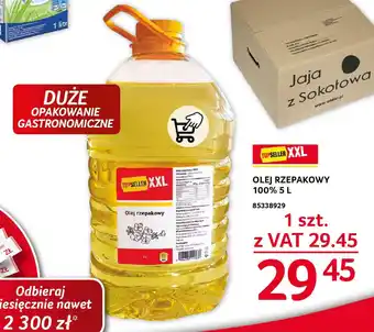 Selgros OLEJ RZEPAKOWY 100% 5 L oferta