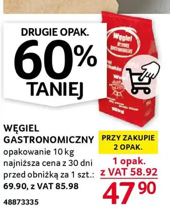 Selgros WĘGIEL GASTRONOMICZNY 10 KG oferta