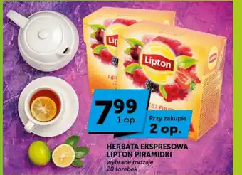 Groszek HERBATA EKSPRESOWA LIPTON PIRAMIDKI 20tb oferta