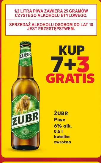 Kaufland Żubr Piwo 6% alk. 0,5l oferta