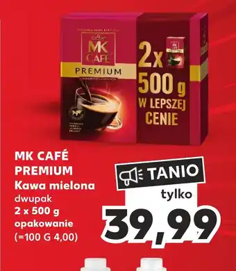 Kaufland MK CAFÉ PREMIUM Kawa mielona dwupak 2 x 500 g oferta