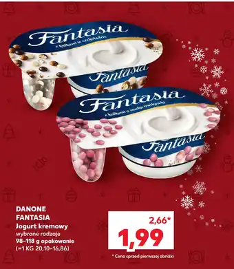 Kaufland DANONE FANTASIA Jogurt kremowy 98-118g oferta