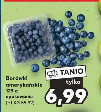 Kaufland Borówki amerykańskie 125g oferta