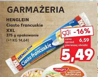 Kaufland GARMAŻERIA HENGLEIN Ciasto francuskie XXL 375g oferta
