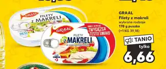 Kaufland GRAAL Filety z makreli wybrane rodzaje 170 g oferta