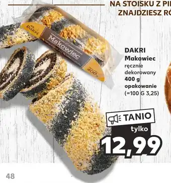 Kaufland DAKRI Makowiec 400g oferta