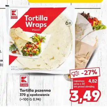Kaufland Tortilla pszenna 370 g opakowanie oferta