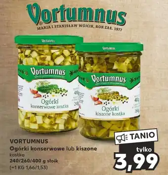 Vortumnus Ogórki konserwowe lub kiszone 240/260/400g