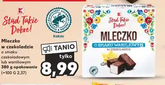 Kaufland Mleczko w czekoladzie 380g oferta