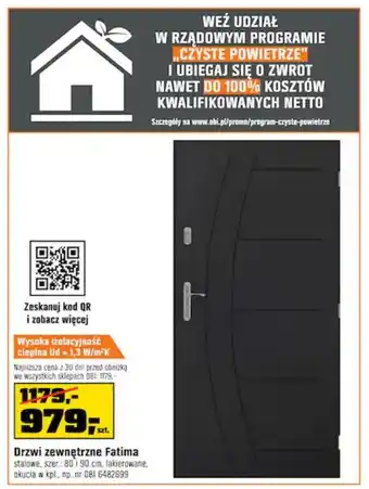 OBI Drzwi zewnętrzne oferta