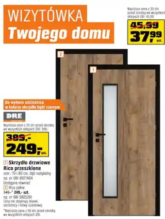 OBI Skrzydło drzwiowe oferta