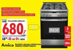 Media Expert Kuchenka gazowo-elektryczna oferta