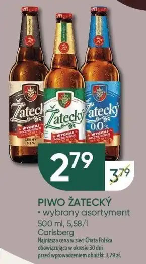 Chata Polska Žatecký světlý ležák piwo jasne pełne 500 ml oferta