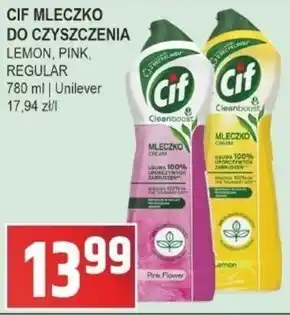 Słoneczko Cif lemon mleczko 780 g oferta
