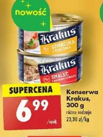 Biedronka Konserwa Krakus 300g oferta