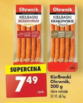 Biedronka Kiełbaski Olewnik, 200 g oferta