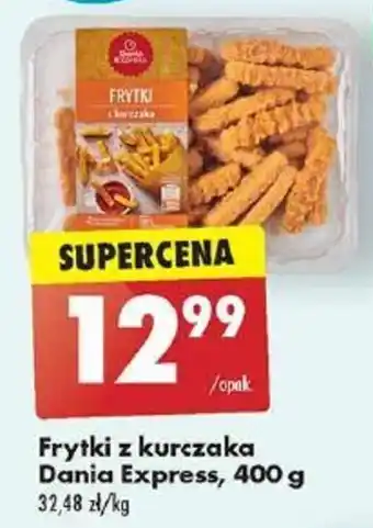 Biedronka Frytki z kurczaka Dania Express, 400 g oferta