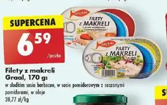 Biedronka Filety z makreli Graal, 170 g oferta