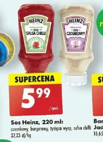 Biedronka Sos Heinz, 220 ml oferta