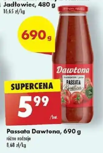 Biedronka Passata Dawtona, 690 g oferta