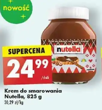 Biedronka Krem do smarowania Nutella, 825 g oferta