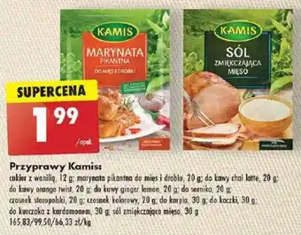 Biedronka Przyprawy Kamis 12-30 g oferta