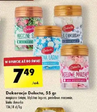 Biedronka Dekoracje Delecta, 55 g oferta