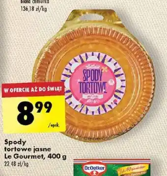 Biedronka Spody tortowe jasne Le Gourmet, 400 g oferta