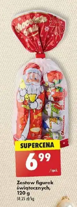 Biedronka Zestaw figurek świątecznych, 120 g oferta