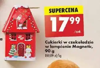 Biedronka Cukierki w czekoladzie w lampionie Magnetic, 90 g oferta
