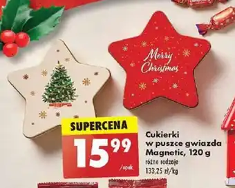 Biedronka Cukierki w puszce gwiazda Magnetic, 120 g oferta