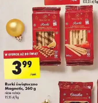 Biedronka Rurki świąteczne Magnetic, 260 g oferta