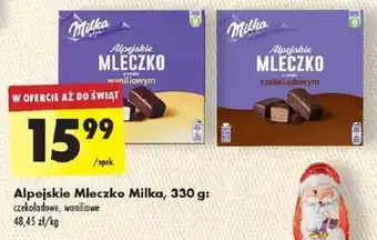 Biedronka Alpejskie Mleczko Milka, 330 g oferta