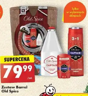 Biedronka Zestaw Barrel Old Spice oferta