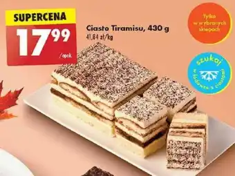 Biedronka Ciasto Tiramisu, 430 g oferta