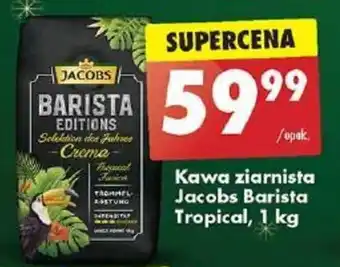 Biedronka Kawa ziarnista Jacobs Barista Tropical, 1 kg oferta