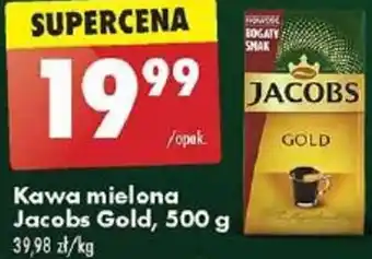 Biedronka Kawa mielona Jacobs Gold, 500 g oferta