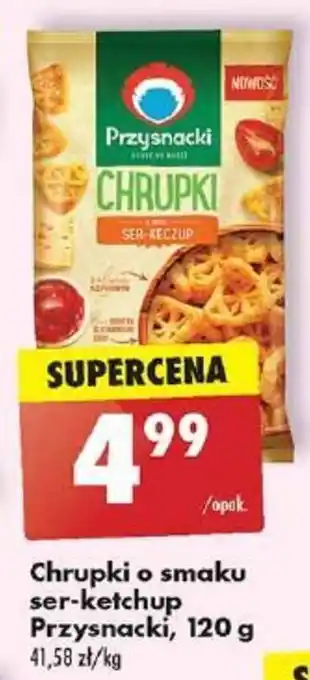 Biedronka Chrupki o smaku ser-ketchup Przysnacki, 120 g oferta