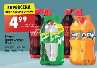 Biedronka Napój gazowany, 2x1l oferta