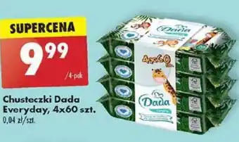 Biedronka Chusteczki Dada Everyday, 4x60 szt oferta
