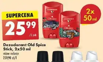 Biedronka Dezodorant Old Spice Stick, 2x50 ml oferta