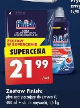 Biedronka Zestaw Finish: 400 ml + 1,5 kg oferta