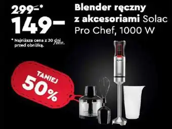 Blender ręczny z akcesoriami Solac Pro Chef, 1000 W
