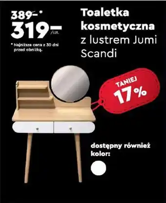 Biedronka Toaletka kosmetyczna oferta