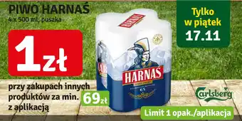Stokrotka PIWO HARNAS 4 x 500 ml oferta