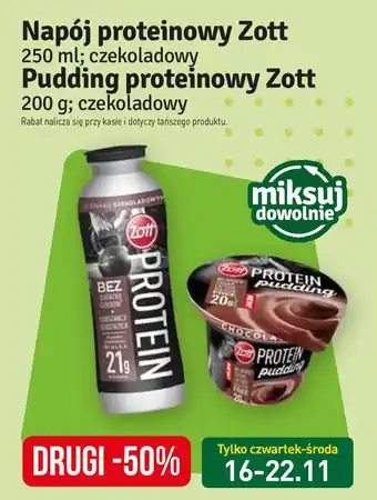 Stokrotka Napój proteinowy Zott 250 ml / Pudding proteinowy Zott 200 g oferta